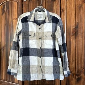 Dress Barn Flannel Shirt, Size L